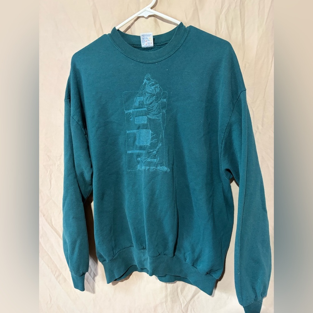 Vintage golf player crewneck